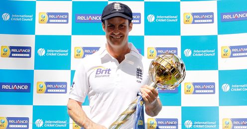 In his hands: Strauss' side must win the series to stay number one in the world