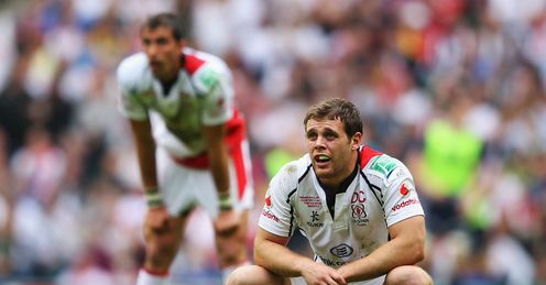 Darren Cave dejected Leinster vs Ulster Heineken Cup Final Darren Cave dejected Leinster vs Ulster Heineken Cup Final