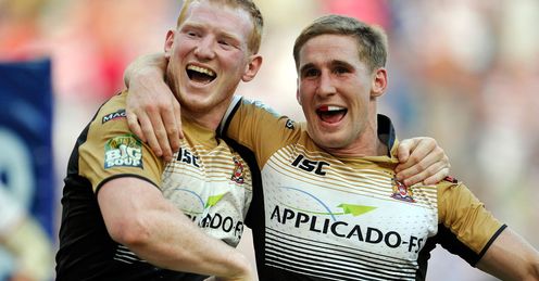 Liam Farrell & Sam Tomkins - Wigan Super League Liam Farrell & Sam Tomkins - Wigan Super League