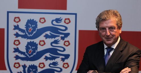 Roy Hodgson England crest press FA Wembley