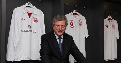 Roy Hodgson dressing room shirts England press FA Wembley