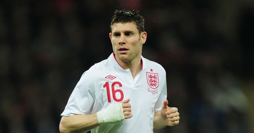Milner: may be charged with stopping Evra and Ribery