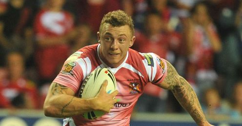 Josh Charnley Wigan Warriors Josh Charnley Wigan Warriors