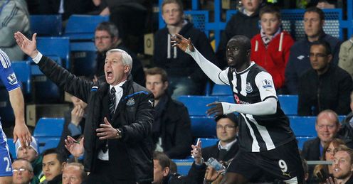 In Toon: Pardew and Cisse proved too hot for Chelsea to handle