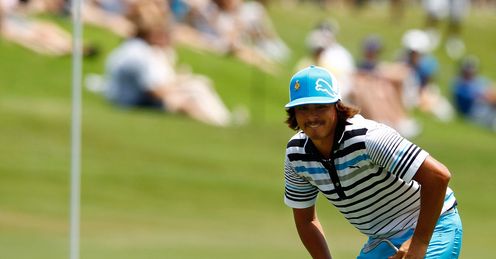 Rickie Fowler on the charge Saturday