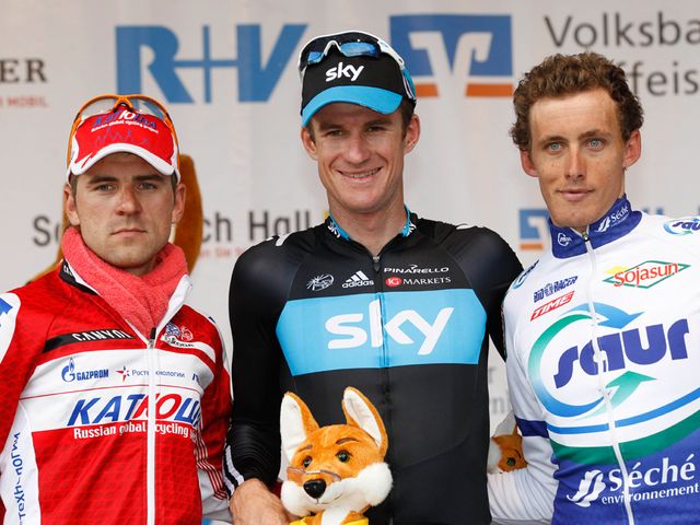 Rogers: Powered to his first win for Team Sky