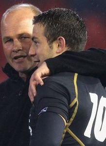 Andy Robinson Greig Laidlaw after Scotland beat Australia Andy Robinson Greig Laidlaw after Scotland beat Australia