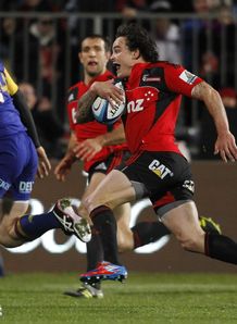 Zac Guildford Crusaders v Highlanders Zac Guildford Crusaders v Highlanders