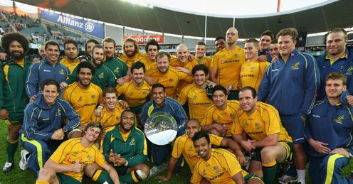 Australia victorious in the three-Test series over Wales 2012 Australia victorious in the three-Test series over Wales 2012