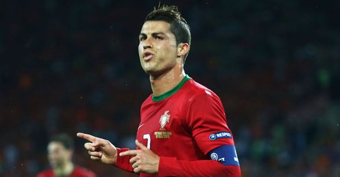 Cristiano Ronaldo Celebration Portugal vs Holland Metalist Stadium