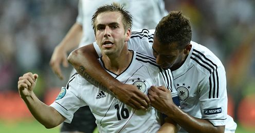 Philipp Lahm Germany Greece Euro 2012 Quarter Final