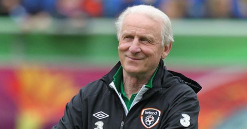Trapattoni: will lead Ireland against his native Italy at the Euros