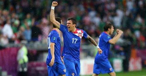 Republic of Ireland v Croatia Mario Mandzukic