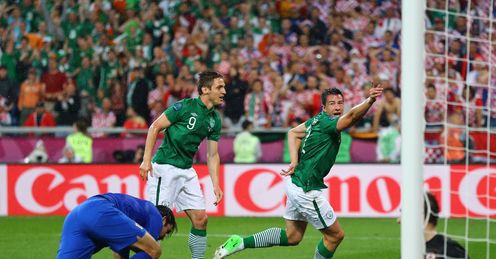 Republic of Ireland v Croatia Sean St Ledger