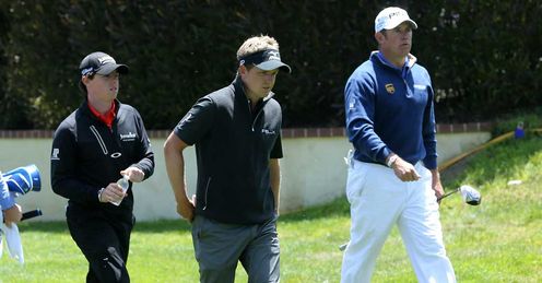 Rory McIlroy, Luke Donald and Lee Westwood