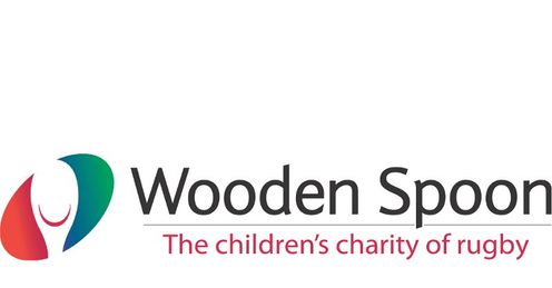 Wooden spoon white logo