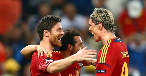 Artists: Spain have impressed US viewers with their Euro 2012 displays