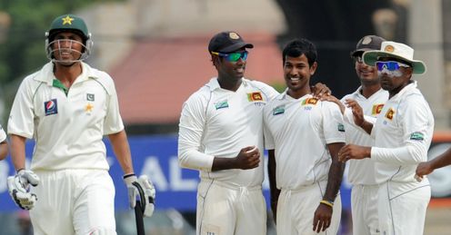 Younis Khan dismissed by Nuwan Kulasekara Sri Lanka Pakistan Galle