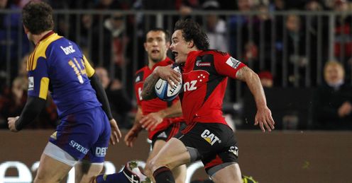Zac Guildford Crusaders v Highlanders Zac Guildford Crusaders v Highlanders