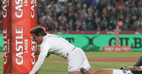 Toby Flood try Ellis Park