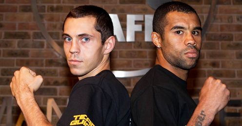 Johnny is predicting a surprise win for Munroe (right) on Saturday night
