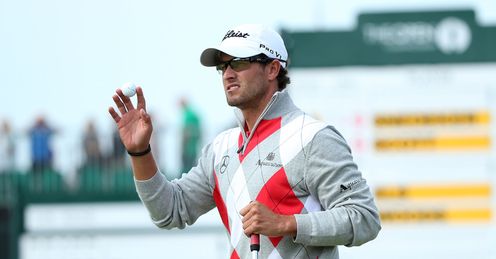 Setting the pace: Adam Scott