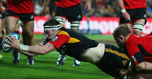 Brodie Retallick try Chiefs v Crusaders 2012 Brodie Retallick try Chiefs v Crusaders 2012