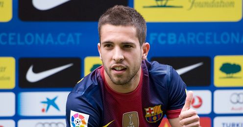 Alba: the left-back has flourished since arriving at Barcelona, says Guillem