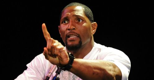 Ray Lewis: Gives a talk to the London Warriors