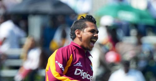 Sunil Narine West Indies v New Zealand