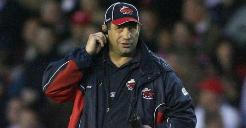 Karl Harrison Halfiax coach during his days with Salford Karl Harrison Halfiax coach during his days with Salford
