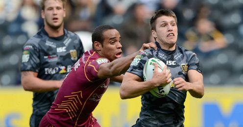 hull fc Tom Briscoe huddersfield Leroy Cudjoe hull fc Tom Briscoe huddersfield Leroy Cudjoe