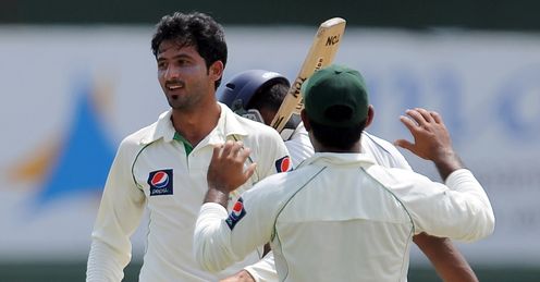 junaid khan day three second test pakistan sri lanka colombo
