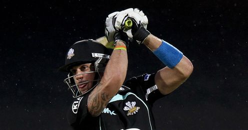 Kevin Pietersen Surrey v Hampshire Friends Life t20 Oval