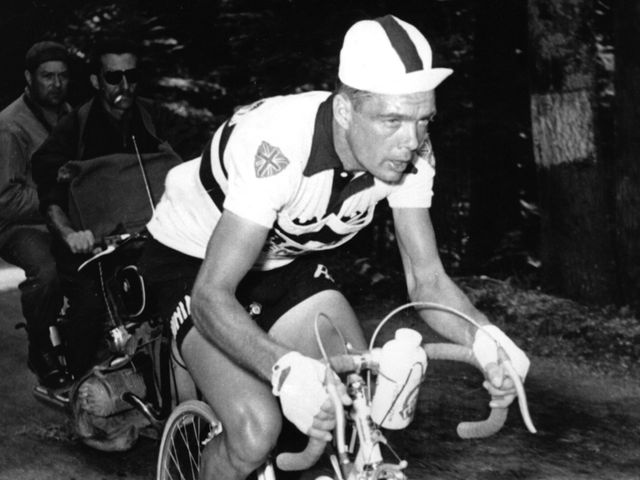 Brian Robinson in the 1959 Tour de France