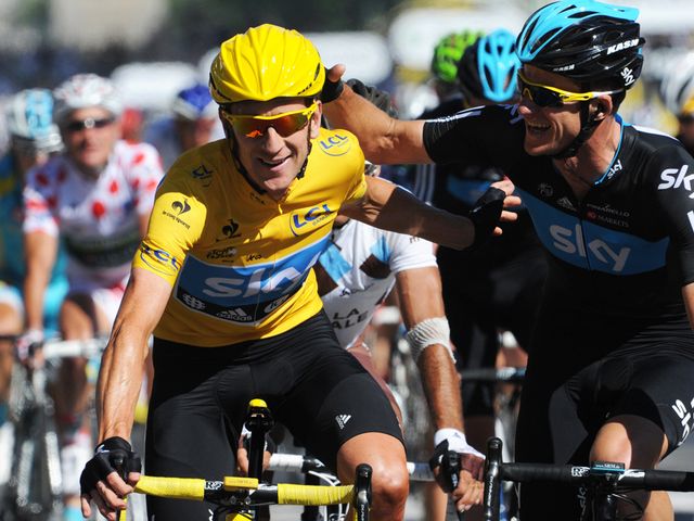 Wiggins celebrates an incredible Tour triumph