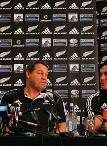 Steve Hansen and Sonny Bill Williams Steve Hansen and Sonny Bill Williams