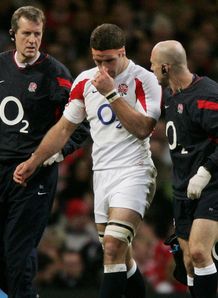 Joe Worsley England concussion 2007 Joe Worsley England concussion 2007