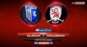 Gillingham 0-2 Middlesbrough