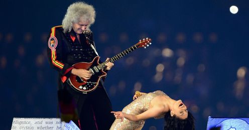 Bryan May and Jessie J Closing Ceremony London 2012 Olympic Games