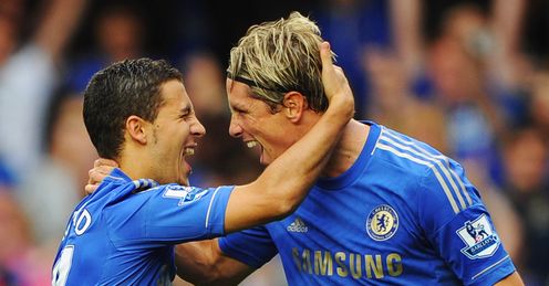 Hazard and Torres have combined to win and score Chelsea's third penalty of the season on Saturday