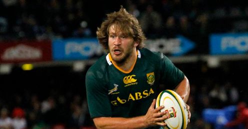 Frans Steyn with ball in hand for Springboks Frans Steyn with ball in hand for Springboks