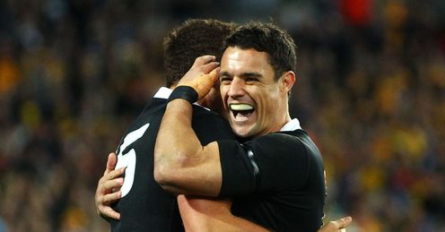 Israel Dagg Dan Carter New Zealand Australia Israel Dagg Dan Carter New Zealand Australia
