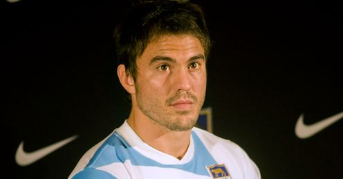 Juan Martin Hernandez in new Argentina shirt Juan Martin Hernandez in new Argentina shirt