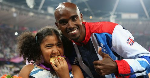 Could double Olympic champion Mo Farah - pictured with daughter Rihanna - visit your area?