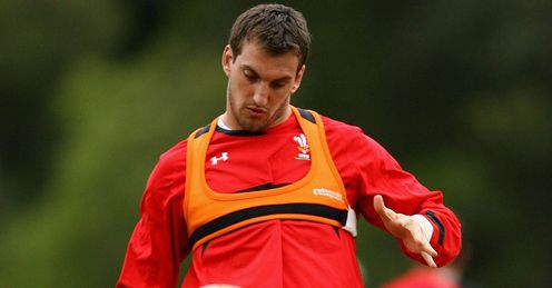 Sam Warburton Wales training 2012 Sam Warburton Wales training 2012
