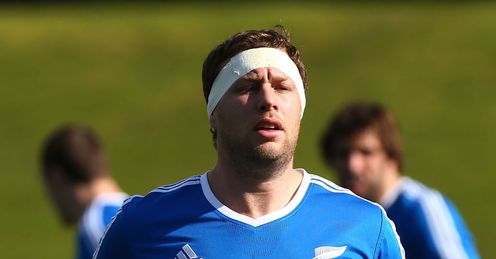 Wyatt Crockett during a New Zealand All Blacks training session Wyatt Crockett during a New Zealand All Blacks training session