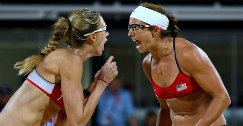 Beach volleyball joy for Team USA