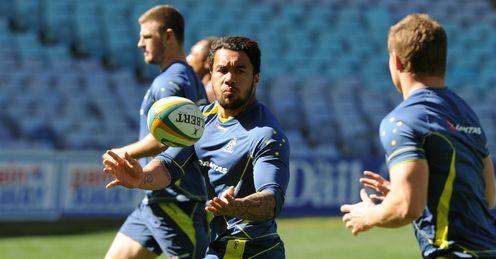 Digby Ioane Australia training in Sydney Digby Ioane Australia training in Sydney