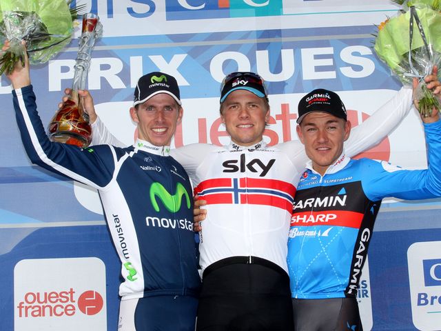 Edvald Boasson Hagen soloed to a superb victory after a late attack